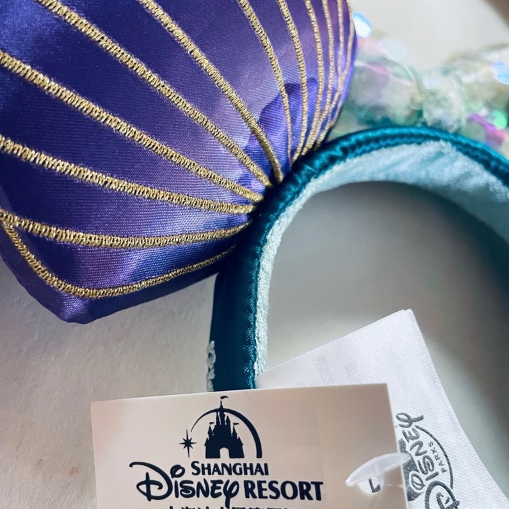 - little mermaid ear   Headband swims in the Disney park.  New - Picture 6 of 7